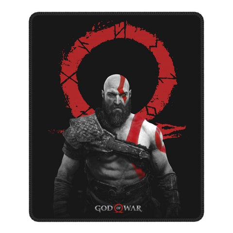 Goodies God Of War Kratos tapis de Souris Drôle Tapis Antidérapant Tampons En Caoutchouc Naturel Gamer Ordinateur Tapis D'ordinateur Portable
