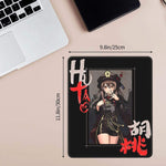 Goodies Hu Tao Genshin Impact tapis de Souris Drôle Tapis Antidérapant Tampons En Caoutchouc Naturel Gamer Ordinateur Tapis D'ordinateur Portable