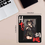 Goodies Hu Tao Genshin Impact tapis de Souris Drôle Tapis Antidérapant Tampons En Caoutchouc Naturel Gamer Ordinateur Tapis D'ordinateur Portable