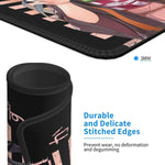 Goodies Nezuko Kimetsu No Yaiba demon slayer tapis de Souris Drôle Tapis Antidérapant Tampons En Caoutchouc Naturel Gamer Ordinateur Tapis D'ordinateur Portable