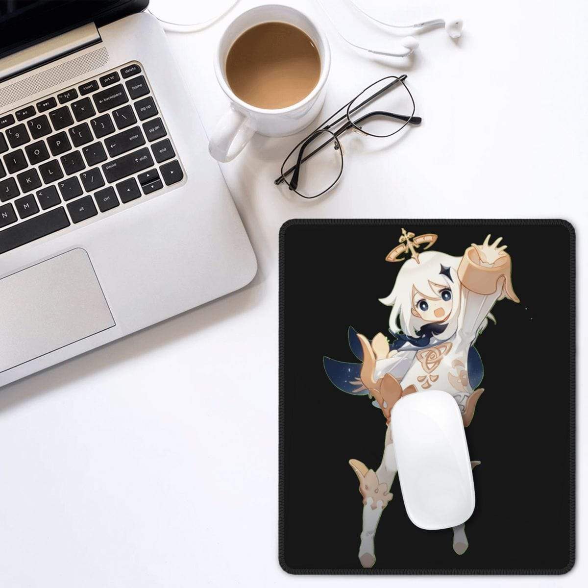 Tapis De Souris Genshin Impact Tapis De Souris De Jeu Antidérapant Pour