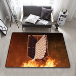 Goodies SNK tapis Attack On Titan décoration chambre manga