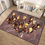 Goodies SNK tapis Attack On Titan décoration chambre manga