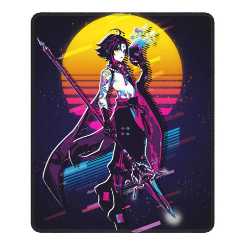 Goodies Xiao Genshin Impact 80s tapis de Souris Drôle Tapis Antidérapant Tampons En Caoutchouc Naturel Gamer Ordinateur Tapis D'ordinateur Portable
