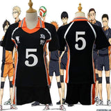 Haikyuu Costume de Cosplay Styles, uniforme de maillots de sport du Club de volley-ball, Karasuno Hinata Shyouyou pour lycée