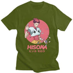 HxH Hisoka Morow Hunter x Hunter t-shirt manches courtes 100% coton décontracté mode cosplay