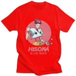 HxH Hisoka Morow Hunter x Hunter t-shirt manches courtes 100% coton décontracté mode cosplay