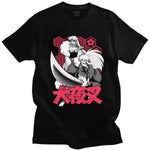 Inuyash Sesshoumaru Higurashi Kagome t-shirt manches courtes 100% coton décontracté mode cosplay