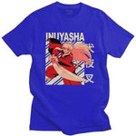 Inuyasha t-shirt manches courtes 100% coton décontracté mode cosplay