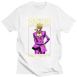 Jojo Bizarre Adventure t-shirt manches courtes 100% coton décontracté mode cosplay JOJO's