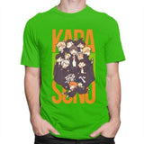 Karasuno Haikyuu t-shirt manches courtes 100% coton décontracté mode cosplay