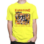 Karasuno Volleyball Club t-shirt manches courtes 100% coton décontracté mode cosplay