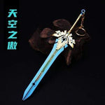 katana genshin impact épée armes de Cosplay, skywing Blade, porte-clés, cadeaux, Collections