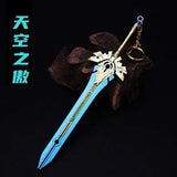 katana genshin impact épée armes de Cosplay, skywing Blade, porte-clés, cadeaux, Collections