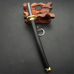 katana one piece Huit Couleurs Roronoa Zoro Épée Porte-clés Femmes Hommes Anime Couteau Fourreau Sabre Couteau À Neige Porte-clés