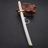 katana one piece Huit Couleurs Roronoa Zoro Épée Porte-clés Femmes Hommes Anime Couteau Fourreau Sabre Couteau À Neige Porte-clés