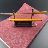 katana one piece Porte-clés spécial Roronoa Zoro, une pièce, boucle avec porte-outil, fourreau Katana Sabre, porte-clés de voiture, cadeau
