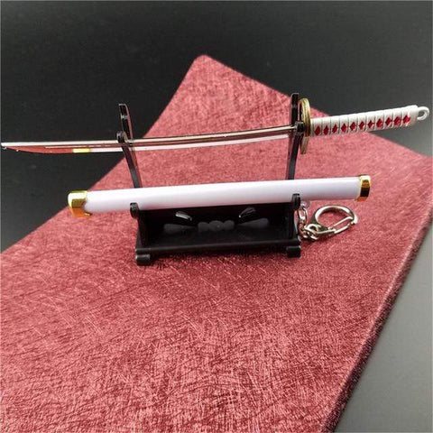 katana one piece Porte-clés spécial Roronoa Zoro, une pièce, boucle avec porte-outil, fourreau Katana Sabre, porte-clés de voiture, cadeau