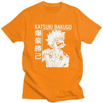 Katsuki Bakugo Boku No Hero Academia t-shirt manches courtes 100% coton décontracté mode cosplay