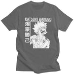 Katsuki Bakugo Boku No Hero Academia t-shirt manches courtes 100% coton décontracté mode cosplay