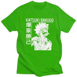 Katsuki Bakugo Boku No Hero Academia t-shirt manches courtes 100% coton décontracté mode cosplay