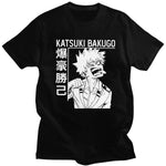 Katsuki Bakugo Boku No Hero Academia t-shirt manches courtes 100% coton décontracté mode cosplay