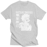 Katsuki Bakugo Boku No Hero Academia t-shirt manches courtes 100% coton décontracté mode cosplay