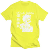 Katsuki Bakugo Boku No Hero Academia t-shirt manches courtes 100% coton décontracté mode cosplay