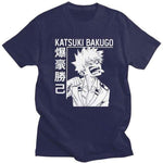 Katsuki Bakugo Boku No Hero Academia t-shirt manches courtes 100% coton décontracté mode cosplay