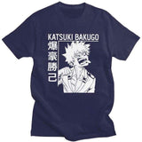 Katsuki Bakugo Boku No Hero Academia t-shirt manches courtes 100% coton décontracté mode cosplay