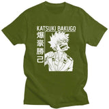 Katsuki Bakugo Boku No Hero Academia t-shirt manches courtes 100% coton décontracté mode cosplay