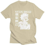 Katsuki Bakugo Boku No Hero Academia t-shirt manches courtes 100% coton décontracté mode cosplay