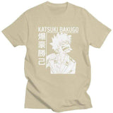 Katsuki Bakugo Boku No Hero Academia t-shirt manches courtes 100% coton décontracté mode cosplay