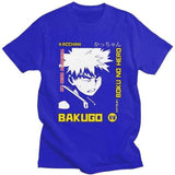Katsuki Bakugo Boku No Hero Academia t-shirt manches courtes 100% coton décontracté mode cosplay