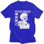 Katsuki Bakugo Boku No Hero Academia t-shirt manches courtes 100% coton décontracté mode cosplay