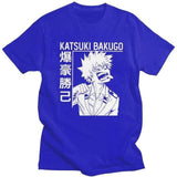 Katsuki Bakugo Boku No Hero Academia t-shirt manches courtes 100% coton décontracté mode cosplay