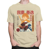 Kimetsu No Yaiba Kamado Nezuko T Shirt Zenitsu t-shirt manches courtes 100% coton décontracté mode cosplay
