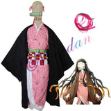 Kimono Demon Slayer Kimetsu No Yaiba Kamado Tanjirou Agatsuma Zenitsu Tomioka Giyuu Nezuko kimono cosplay