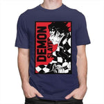 Kitsune No Yaiba T-Shirts Demon Slayer Tshirt Tanjiro Kamado Nezuko t-shirt manches courtes 100% coton décontracté mode cosplay