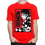 Kitsune No Yaiba T-Shirts Demon Slayer Tshirt Tanjiro Kamado Nezuko t-shirt manches courtes 100% coton décontracté mode cosplay