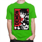 Kitsune No Yaiba T-Shirts Demon Slayer Tshirt Tanjiro Kamado Nezuko t-shirt manches courtes 100% coton décontracté mode cosplay