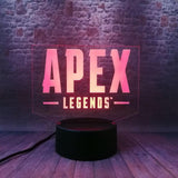 Lampe Apex Legends Battle Royale 3D Illusion Lampe led 7 couleurs