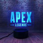 Lampe Apex Legends Battle Royale 3D Illusion Lampe led 7 couleurs