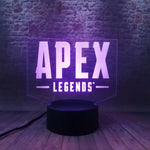 Lampe Apex Legends Battle Royale 3D Illusion Lampe led 7 couleurs