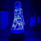 Lampe Attack on Titan for Home Room DecorCaptain Levi Ackerman Figure Night Light