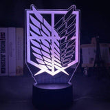 Lampe Attack on Titan Wings of Liberty 3d lampe led 3D