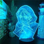 Lampe Attack On Titans Eren Jaeger 3D lampe led 3D