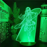 Lampe Attack On Titans Levi Ackerman 3D lampe led 3D