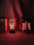 Lampe Attaque des titans Attack on Titan Lampe Led 3D veilleuse Décor