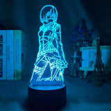 Lampe Attaque des titans Attack on Titan Mikasa Ackerman  Lampe led 3D Décor